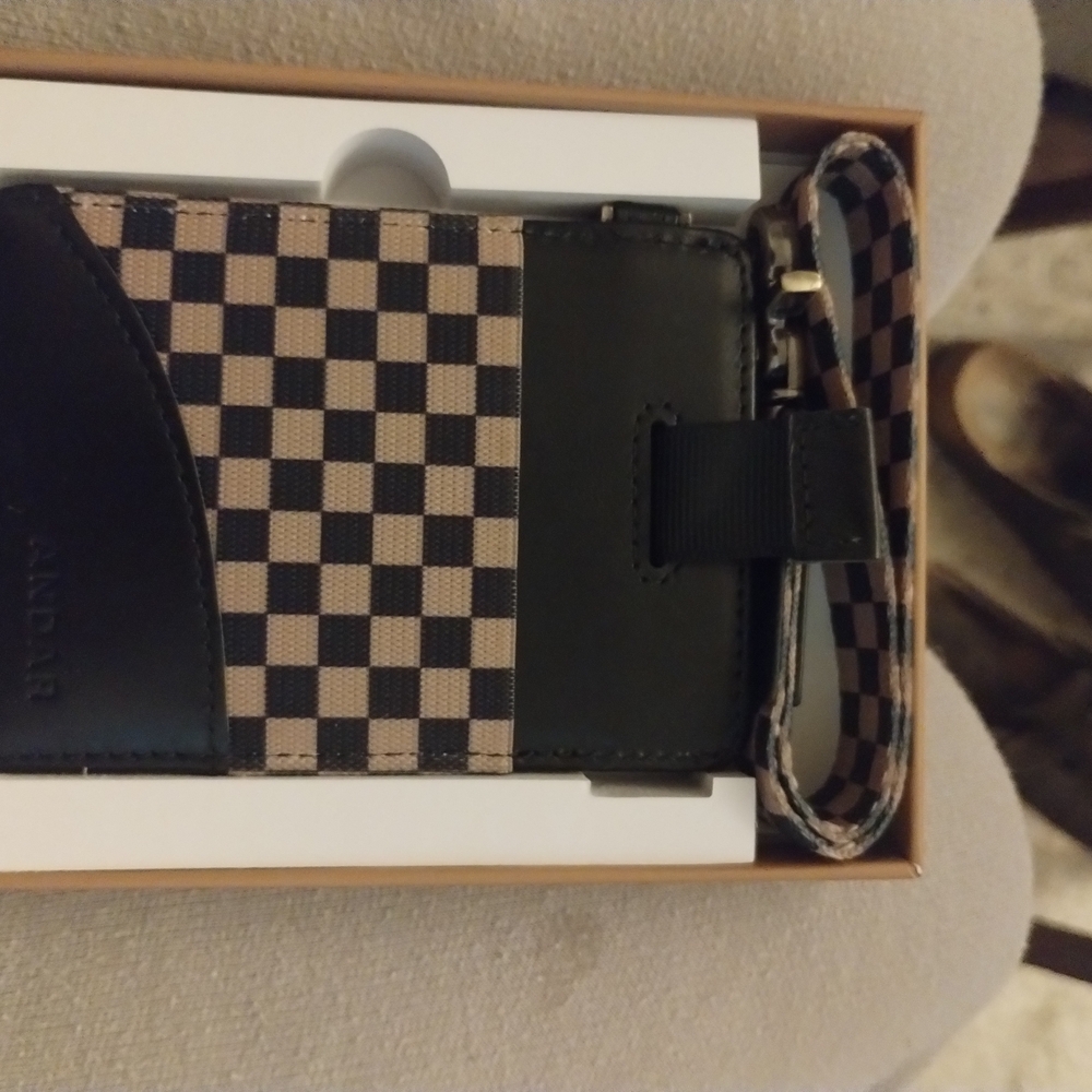 Andar Ari Wallet Devin Checkered Wallet
